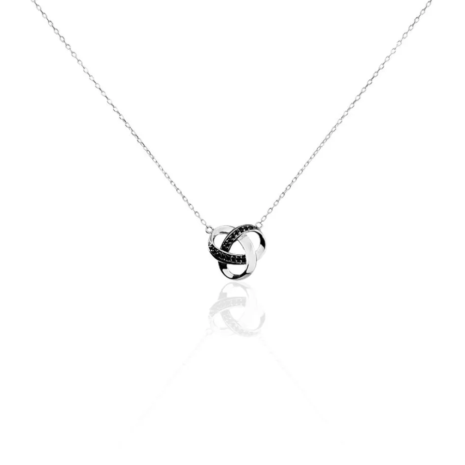 Clearance Histoire d'Or Collier Melina Argent Blanc Oxyde De Zirconium