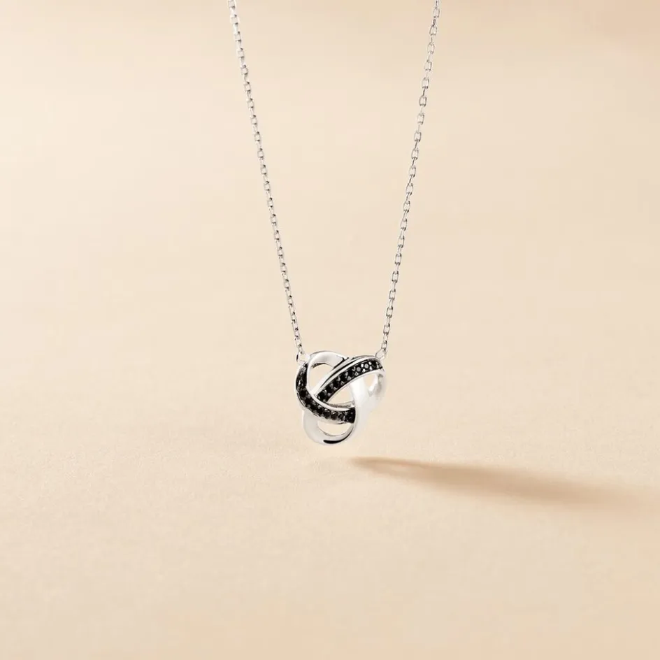 Clearance Histoire d'Or Collier Melina Argent Blanc Oxyde De Zirconium