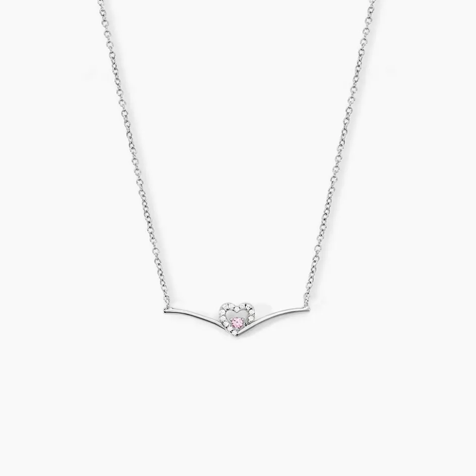 Best Histoire d'Or Collier Miline Argent Blanc Oxyde De Zirconium