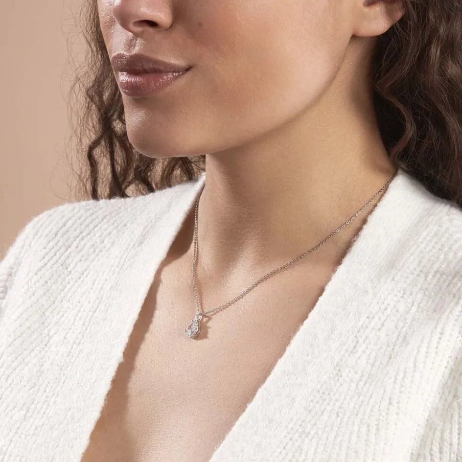 Outlet Histoire d'Or Collier Mélie Argent Blanc Oxyde De Zirconium