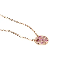 Histoire d'Or Collier Nelig Argent Rose Oxyde De Zirconium argent rose oxyde rose
