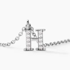 Clearance Histoire d'Or Collier Neruda Argent Blanc Oxyde De Zirconium