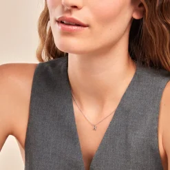 Clearance Histoire d'Or Collier Neruda Argent Blanc Oxyde De Zirconium