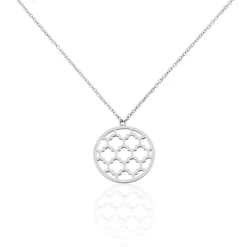 Histoire d'Or Collier Nevenka Acier Blanc acier argenté