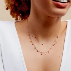 Discount Histoire d'Or Collier Nimbe Argent Rose Oxyde De Zirconium argent rose oxyde raisin