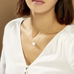 Histoire d'Or Collier Nina Cera Argent Blanc Strass Et Céramique* Colliers|Colliers