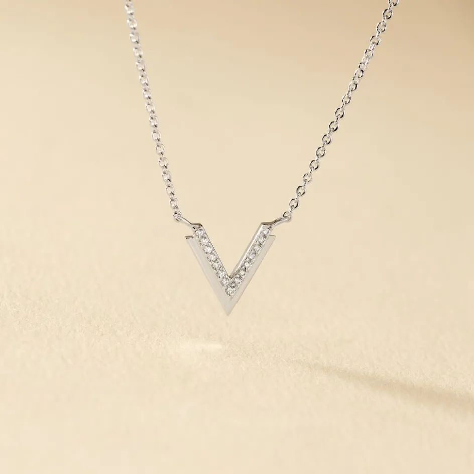 Online Histoire d'Or Collier Nollia De Zirconium argent blanc oxyde