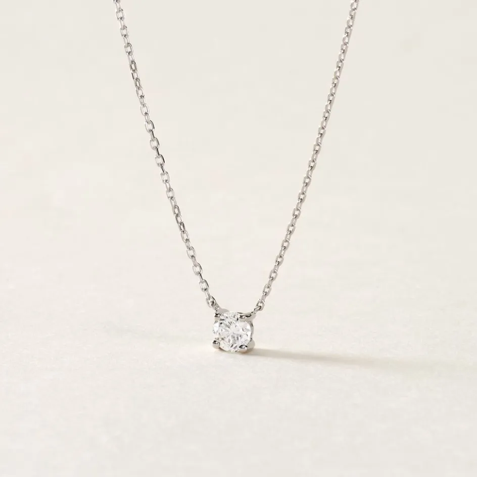 Histoire d'Or Collier Or Blanc Aphrodite Diamant* Colliers|Colliers