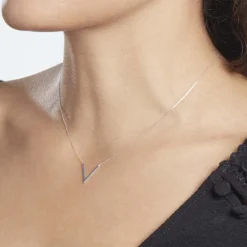 Best Histoire d'Or Collier Or Blanc Celene