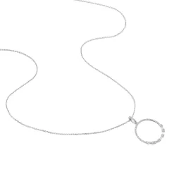 Sale Histoire d'Or Collier Or Blanc Oxyde De Zirconium