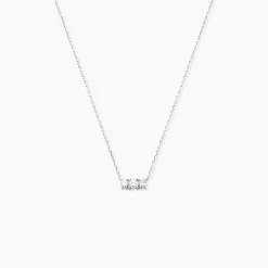 Outlet Histoire d'Or Collier Or Blanc Sabine Diamants