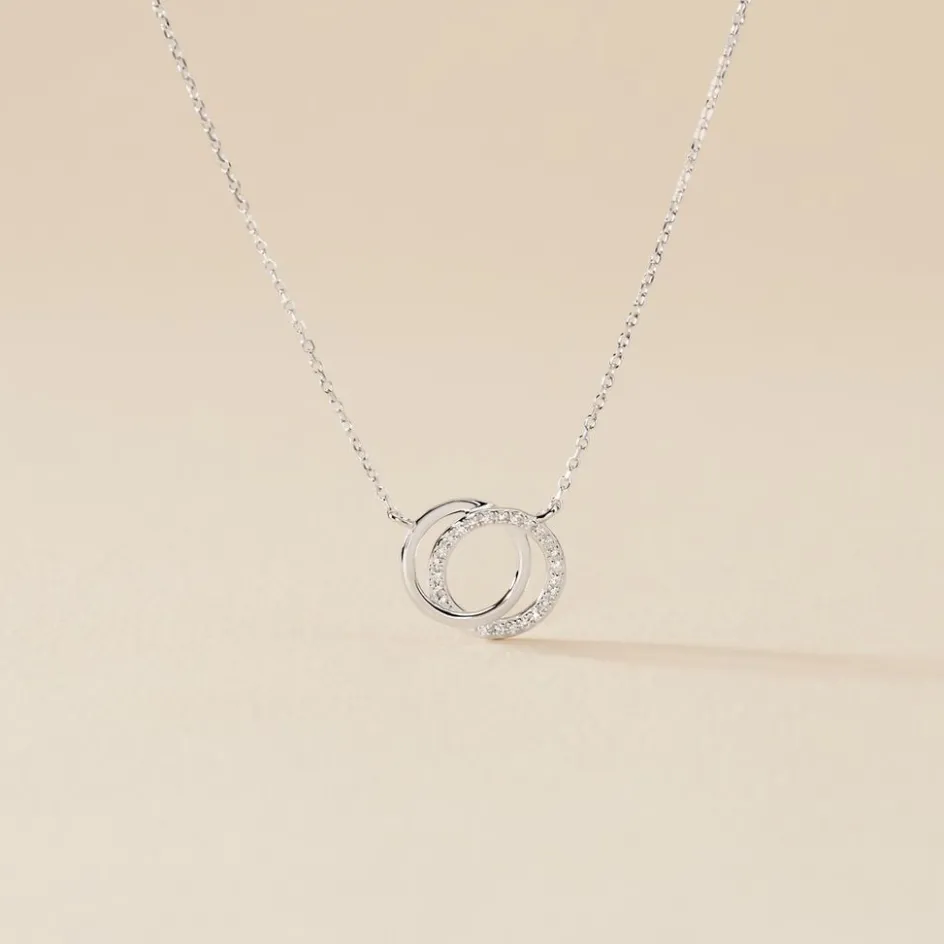 Histoire d'Or Collier Or Blanc Tresha Diamants* Colliers|Colliers