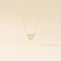 Clearance Histoire d'Or Collier Or Jaune Burak Oxyde De Zirconium