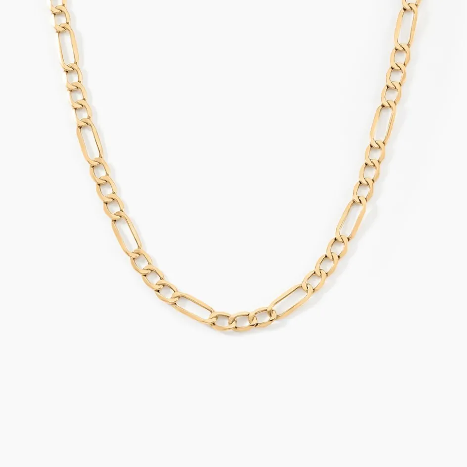 Histoire d'Or Collier Cameo Maille Alternée 1/3 or jaune