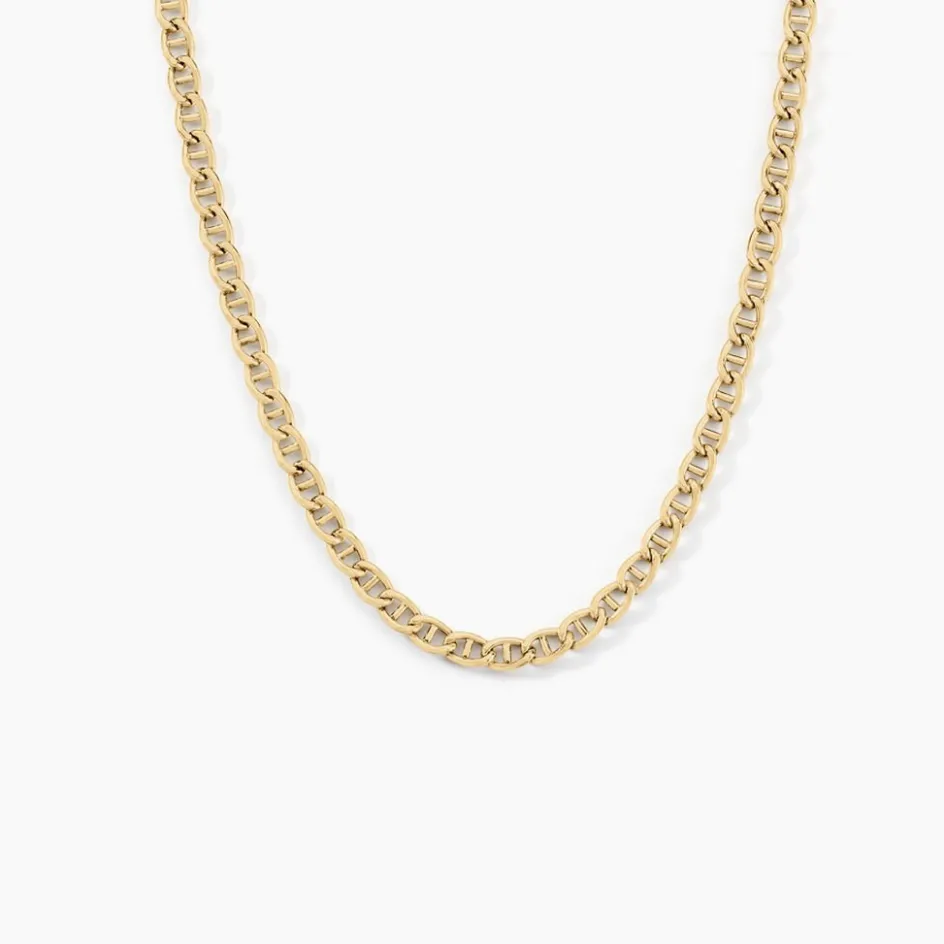 Outlet Histoire d'Or Collier Or Jaune Capucin Maille Marine