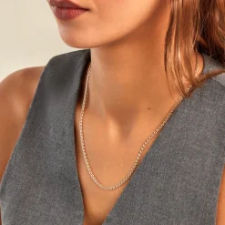 Outlet Histoire d'Or Collier Or Jaune Capucin Maille Marine