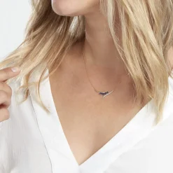 Sale Histoire d'Or Collier Or Jaune Carl Saphirs Diamants