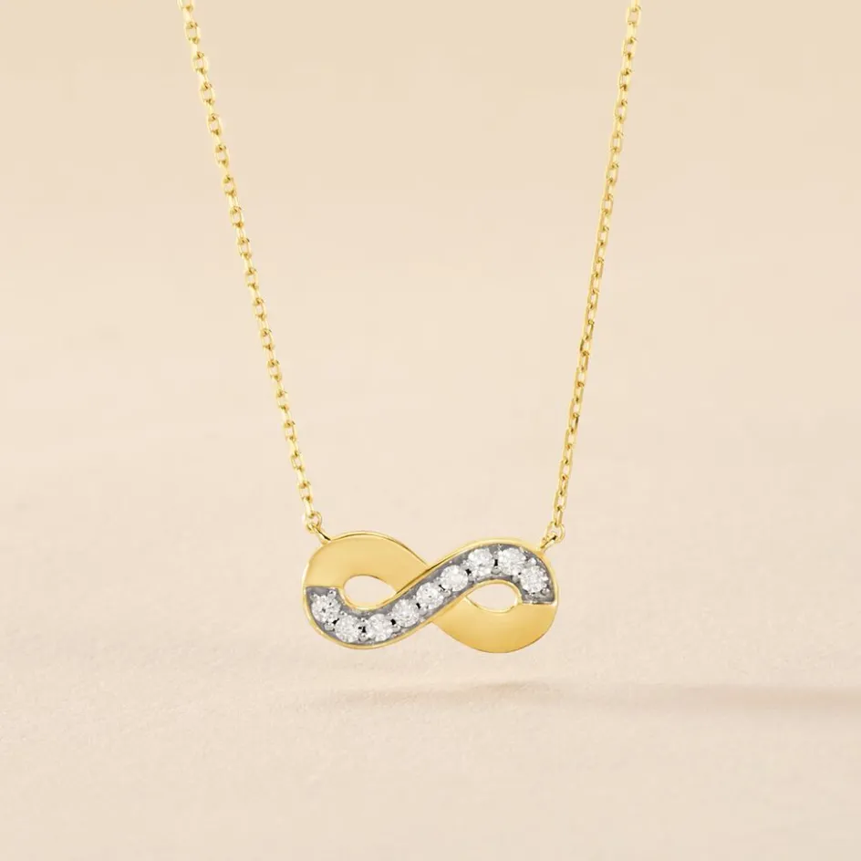 Best Histoire d'Or Collier Or Jaune Chlotilda Diamants