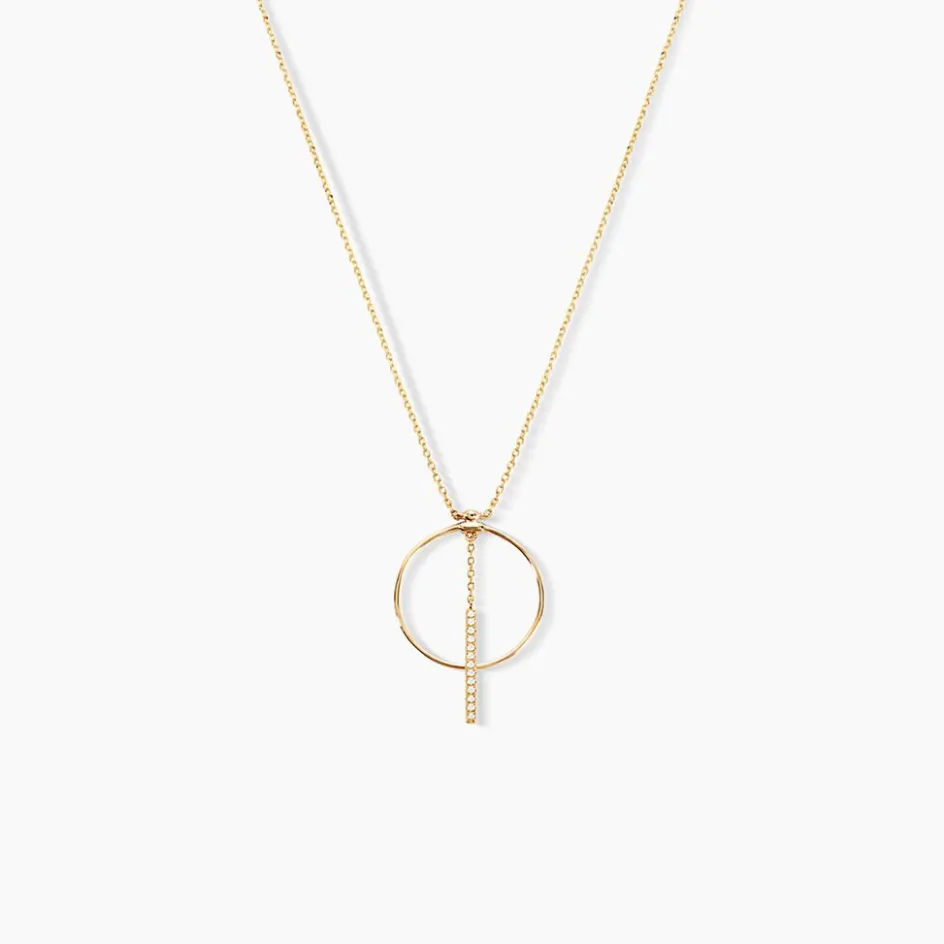 Best Histoire d'Or Collier Or Jaune Guda Oxyde De Zirconium