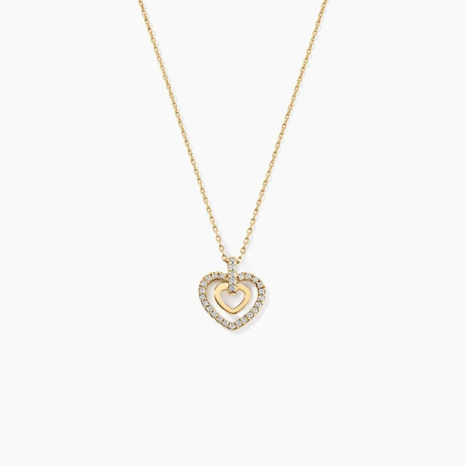 Clearance Histoire d'Or Collier Or Jaune Love Is In The Air Oxydes De Zirconium