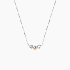 Sale Histoire d'Or Collier Or Jaune Oxyde De Zirconium