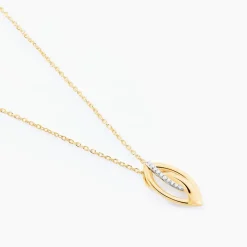 Clearance Histoire d'Or Collier Or Jaune Sven Diamant