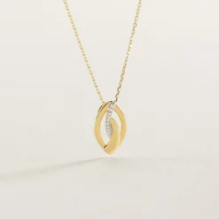Clearance Histoire d'Or Collier Or Jaune Sven Diamant