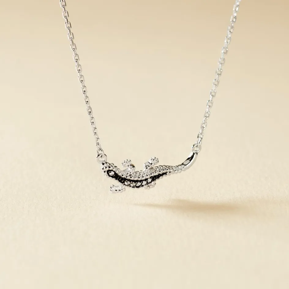 Best Histoire d'Or Collier Oya Argent Blanc Oxyde De Zirconium