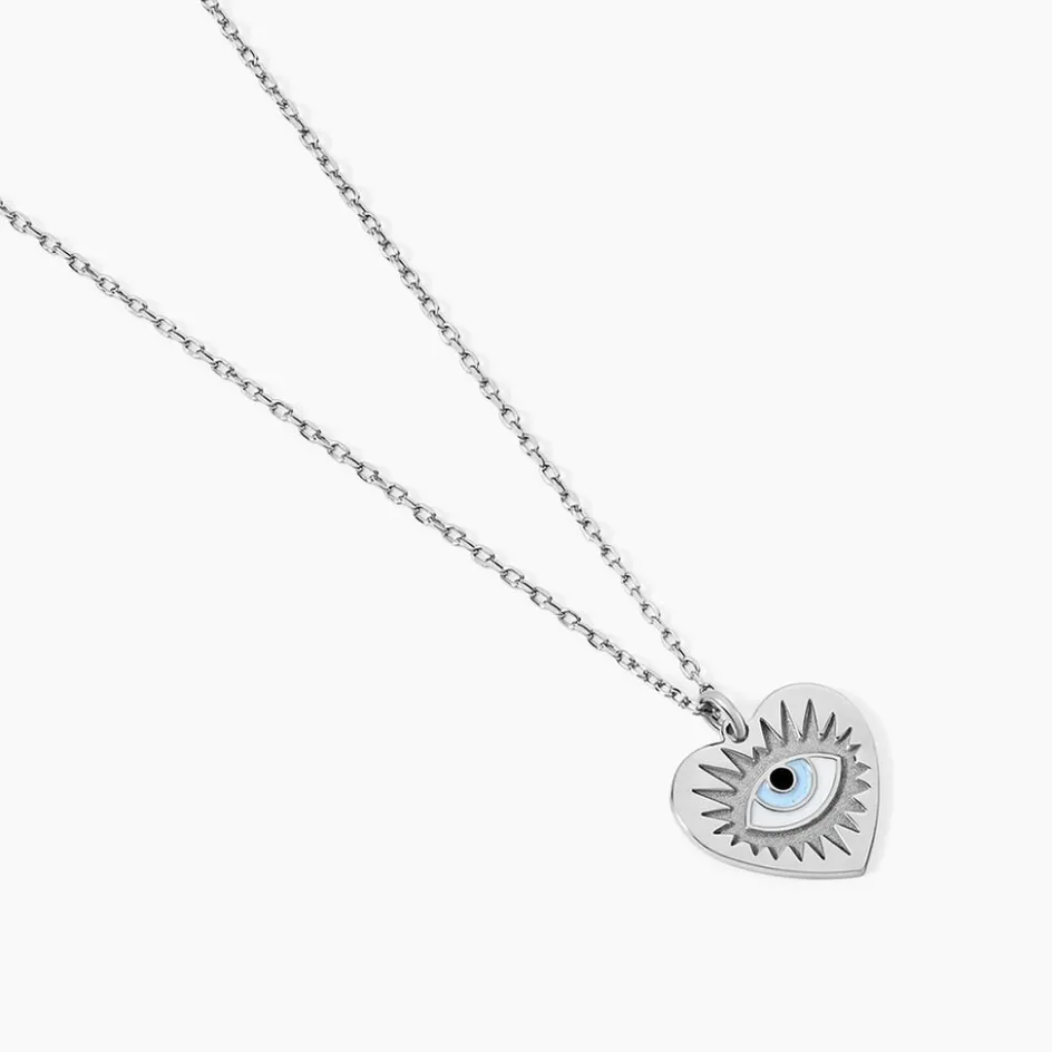 Sale Histoire d'Or Collier Parad'eyes Argent Blanc