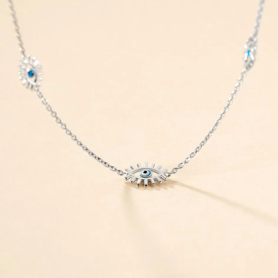 Clearance Histoire d'Or Collier Parad'eyes Argent Blanc