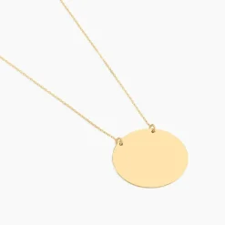 Best Histoire d'Or Collier Pastille Gravable Or Jaune