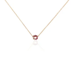 Histoire d'Or Collier Pavel Argent Rose Oxyde De Zirconium argent rose oxyde rose