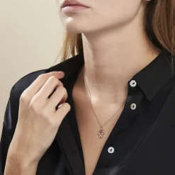 Sale Histoire d'Or Collier Plaqué Or Jaune Eumelia Oxydes De Zirconium