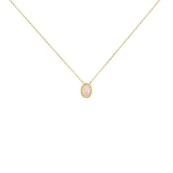 Clearance Histoire d'Or Collier Plaqué Or Jaune Phileas Quartz