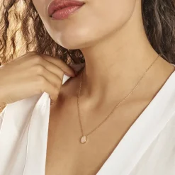 Clearance Histoire d'Or Collier Plaqué Or Jaune Phileas Quartz