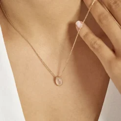 Clearance Histoire d'Or Collier Plaqué Or Jaune Phileas Quartz