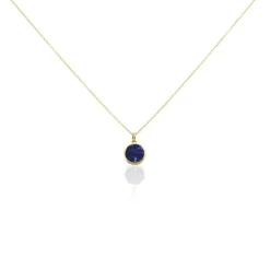 Best Histoire d'Or Collier Plaqué Or Neassa Sodalite