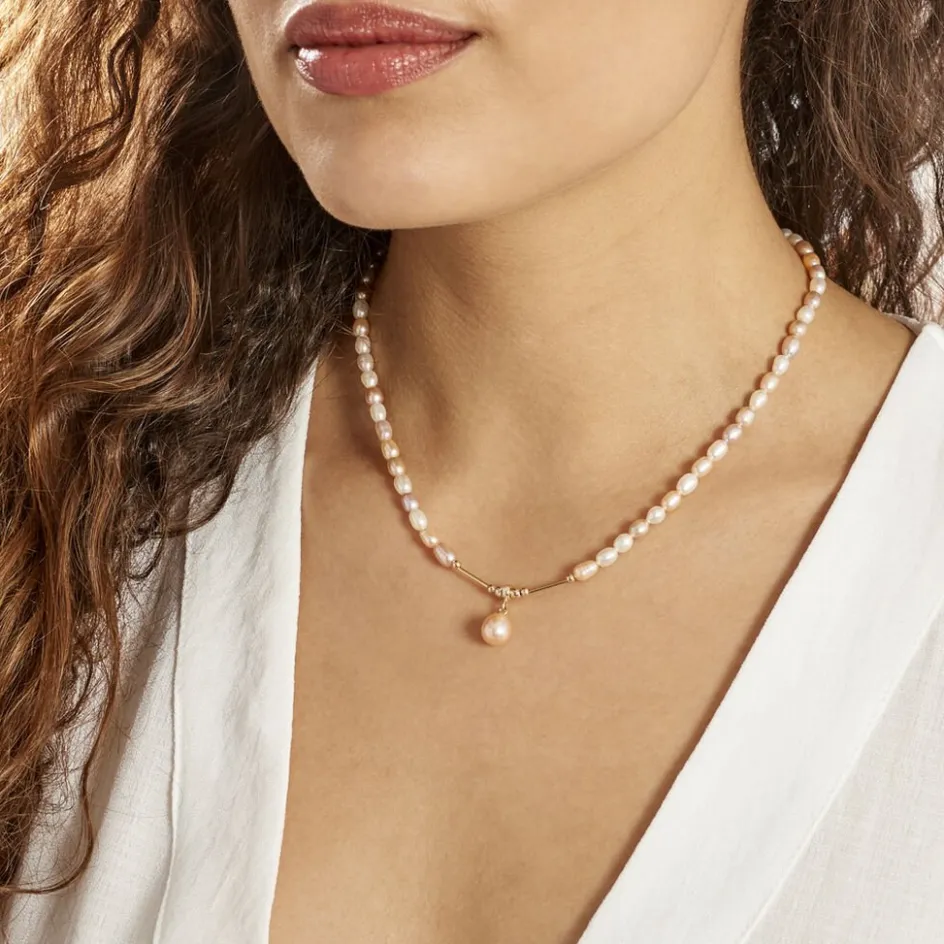 Histoire d'Or Collier Poire Or Jaune Perle De Culture* Colliers|Colliers