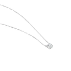 Outlet Histoire d'Or Collier Ponama Or Blanc Oxyde De Zirconium