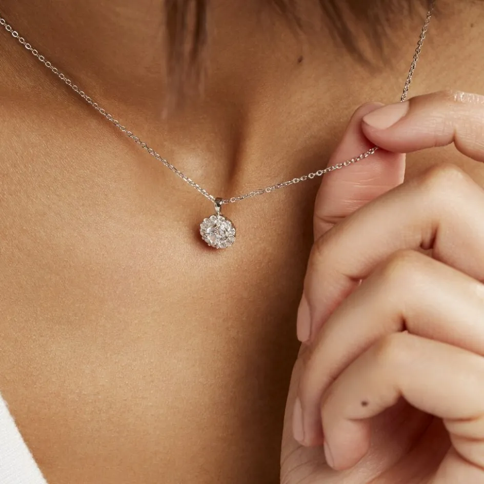 Sale Histoire d'Or Collier Princess Argent Blanc Oxyde De Zirconium