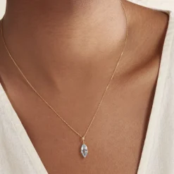 Discount Histoire d'Or Collier Raquel Or Jaune Topaze or jaune topaze bleue