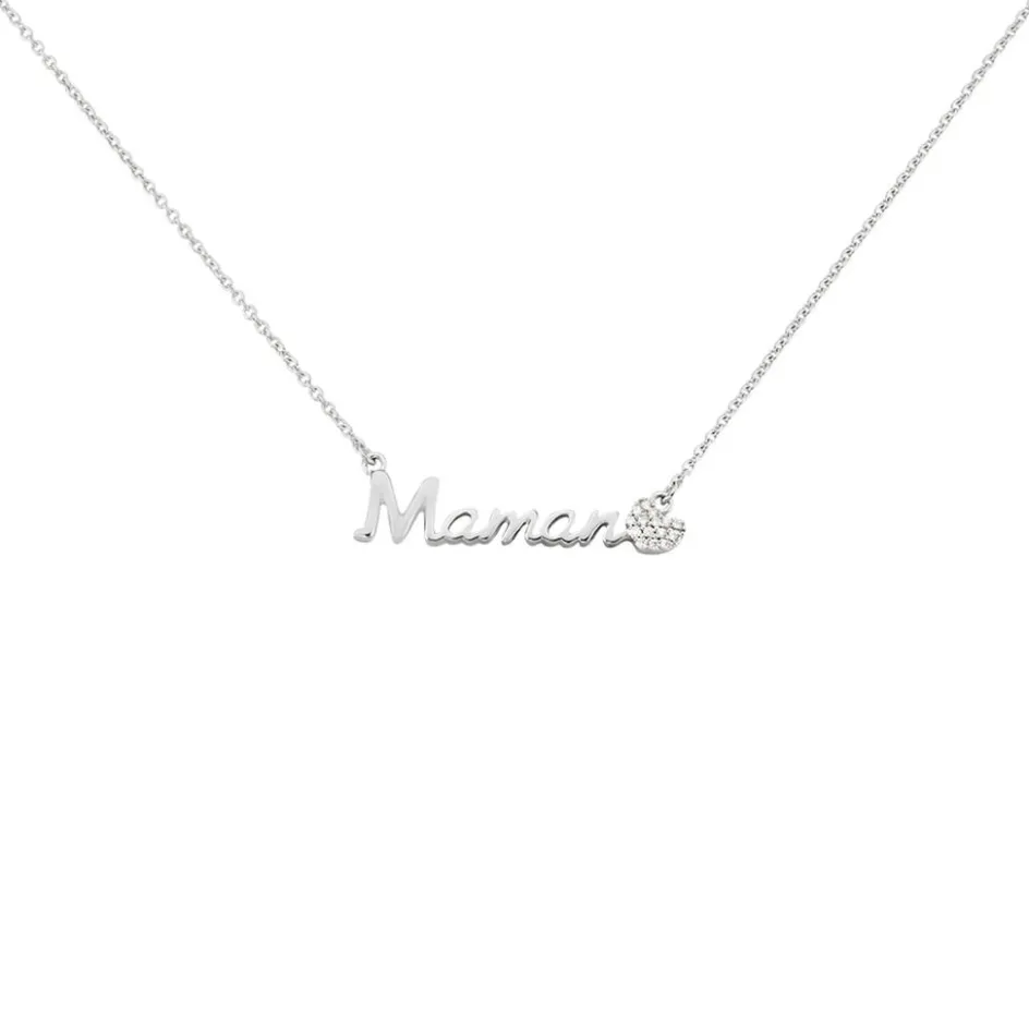 Sale Histoire d'Or Collier Rera Argent Blanc Oxyde De Zirconium