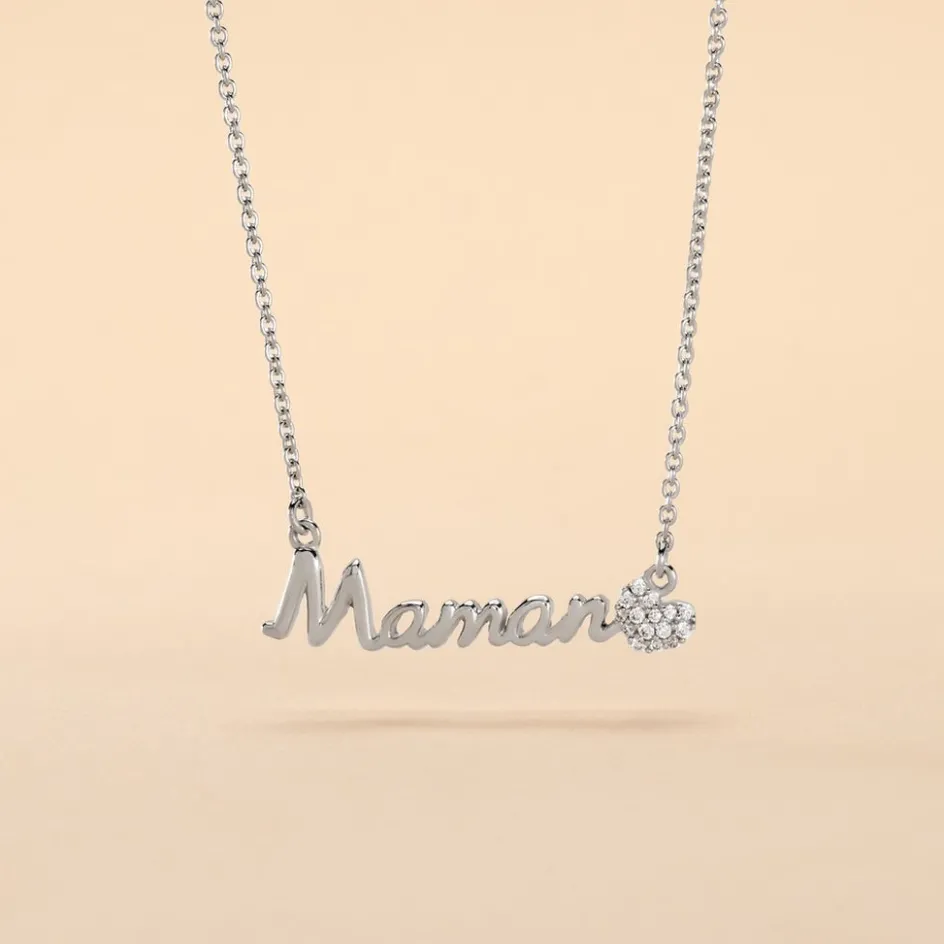 Sale Histoire d'Or Collier Rera Argent Blanc Oxyde De Zirconium