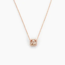 Hot Histoire d'Or Collier Rio Argent Rose Oxyde De Zirconium argent rose oxyde champagne