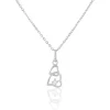 Outlet Histoire d'Or Collier Roma Argent Blanc Oxyde De Zirconium
