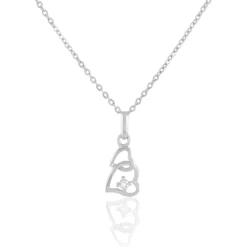 Outlet Histoire d'Or Collier Roma Argent Blanc Oxyde De Zirconium