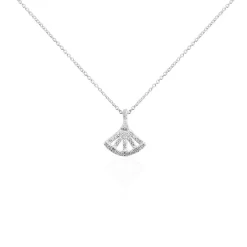 Clearance LAETIZIA Collier Sarita Argent Blanc Oxyde De Zirconium