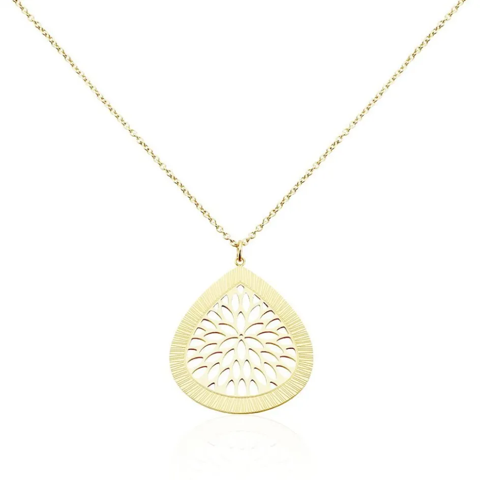 Best Histoire d'Or Collier Sautoir Acier Doré Iwona