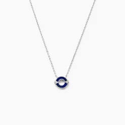 Best Histoire d'Or Collier Serafine Argent Blanc Lapis Lazuli Oxyde argent blanc lapis lazuli bleu