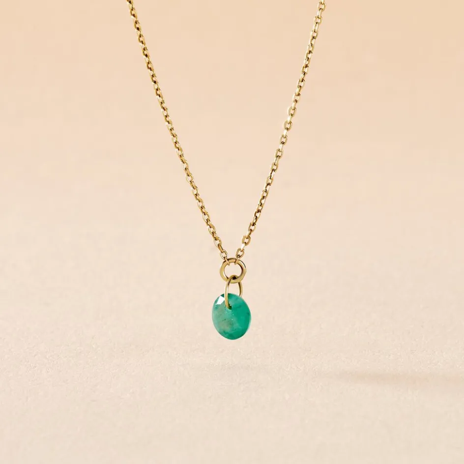 Histoire d'Or Collier Shakir Or Jaune Emeraude* Colliers|Colliers
